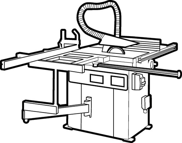 table saw - دستگاه اره دیسکی کارگاهی